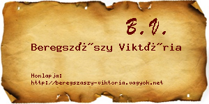 Beregszászy Viktória névjegykártya