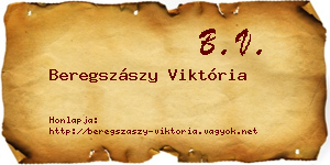Beregszászy Viktória névjegykártya